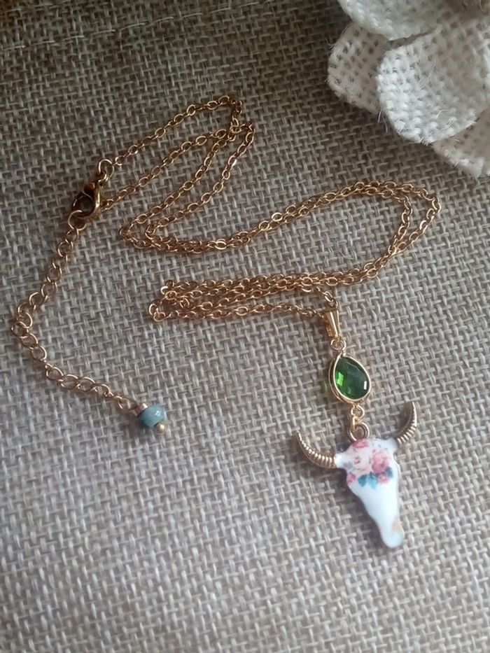 Collier tête de vache - photo numéro 2