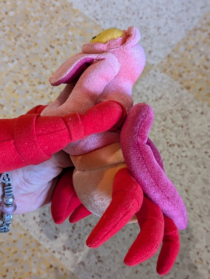 Peluche Sébastien Ariel la petite sirène disney - photo numéro 5