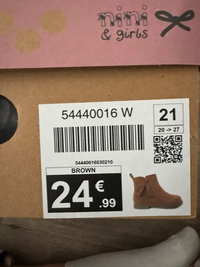 Bottines marron pointure 21 mini & girls - photo numéro 9