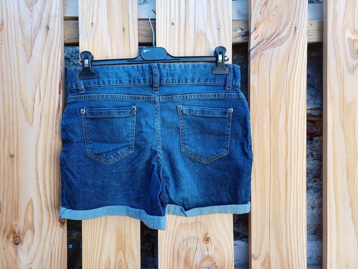 Joli short en jean bleu avec broderie neuf Blancheporte taille 40 - photo numéro 8