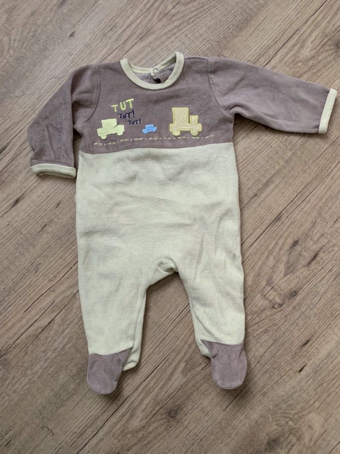 Pyjama velours 3 mois