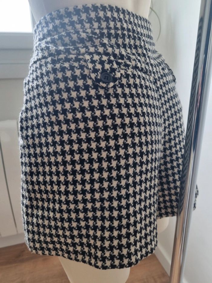 Short jupe Kookai motif damier en laine - photo numéro 14