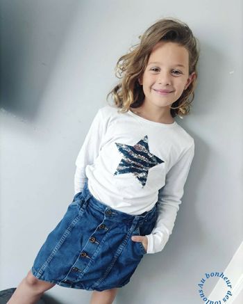 10 ans fille ensemble Teeshirt et jupe