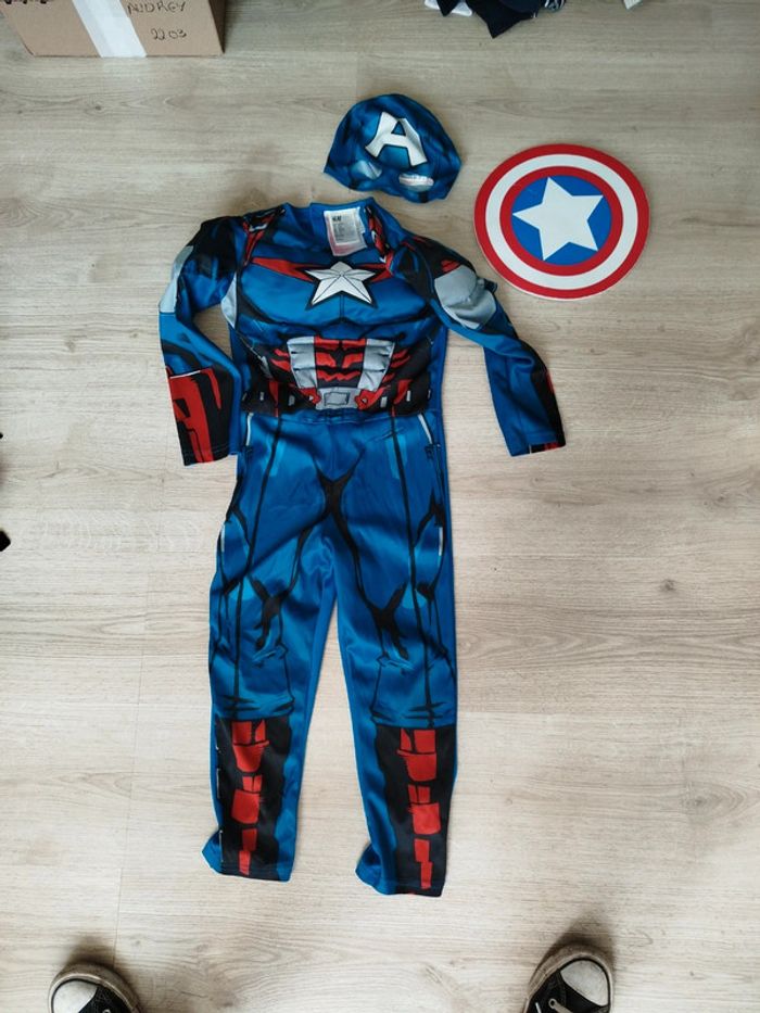 Costume capitaine america 5-6 ans
