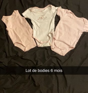 Lot de 6 bodies