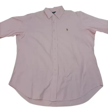 Chemise à manches longues rose - Ralph Lauren - L  A1087