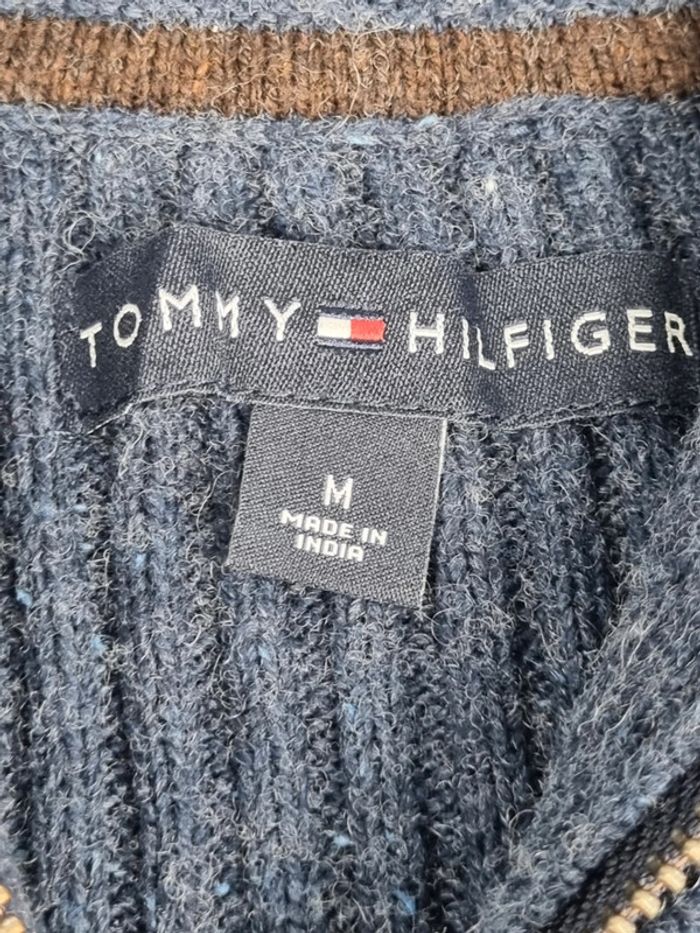 Veste zippée Tommy Hilfiger – Bleu – Taille M Hommes (mesures en photos) - photo numéro 6