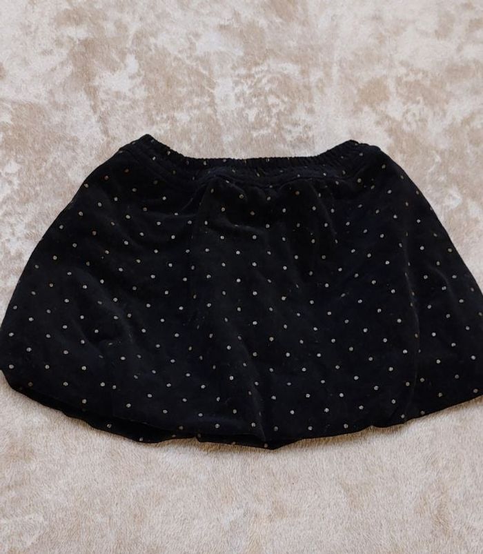 Jupe hiver doublée velours bébé fille 18 mous