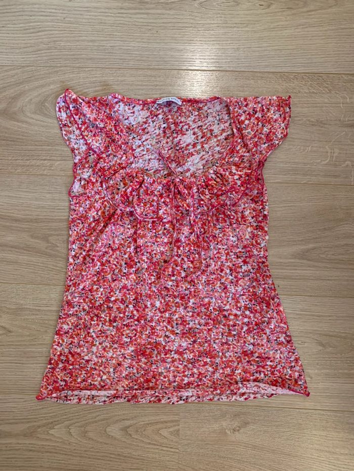 T shirt à fleurs