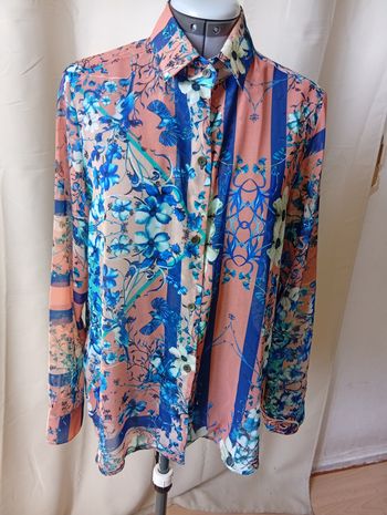 Chemise transparente Scarf me Taille M