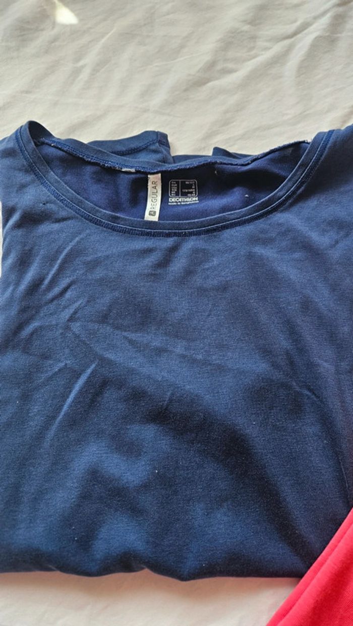 Lot 2 t-shirts femme Domyos Taille L - photo numéro 2
