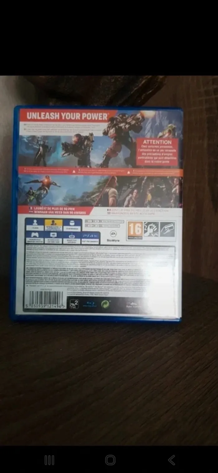 Jeu ps4 Anthem excellent état - photo numéro 3