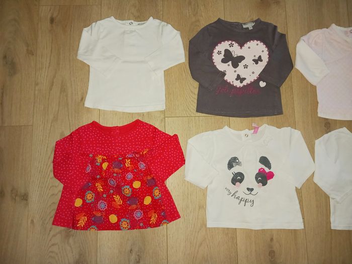 Lot de 6 t-shirts 6 mois - photo numéro 2