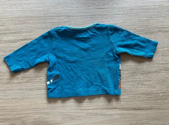 Teeshirt manches longues Kiabi 3 mois - photo numéro 2