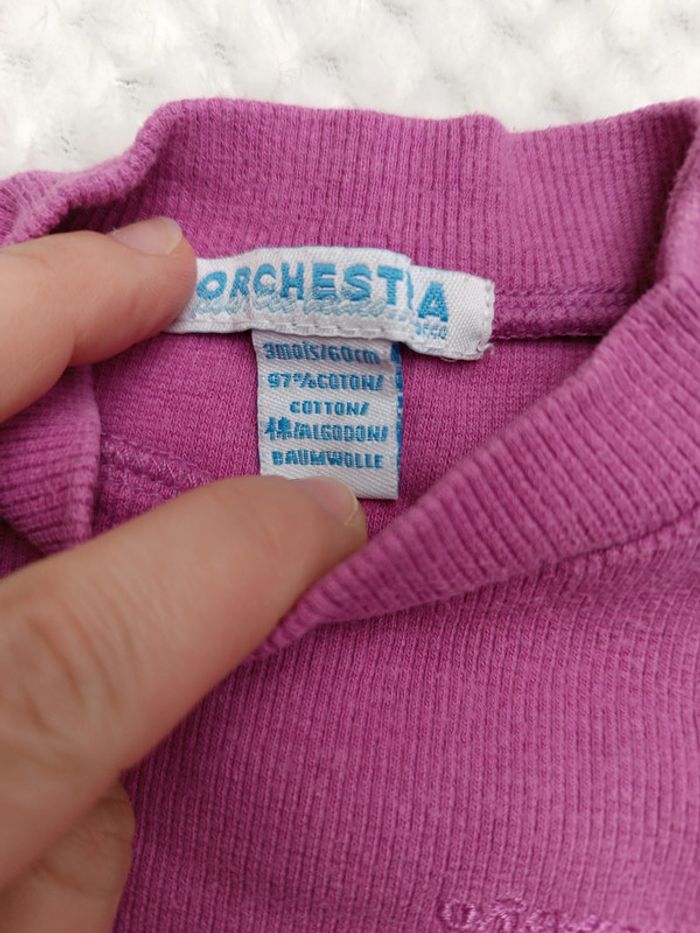 🔸 T-shirt manches longues Orchestra – 3 mois 🔸 - photo numéro 3