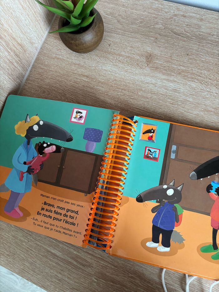 Livre apprends à t’habiller avec p’tit loup Auzou éveil - photo numéro 6