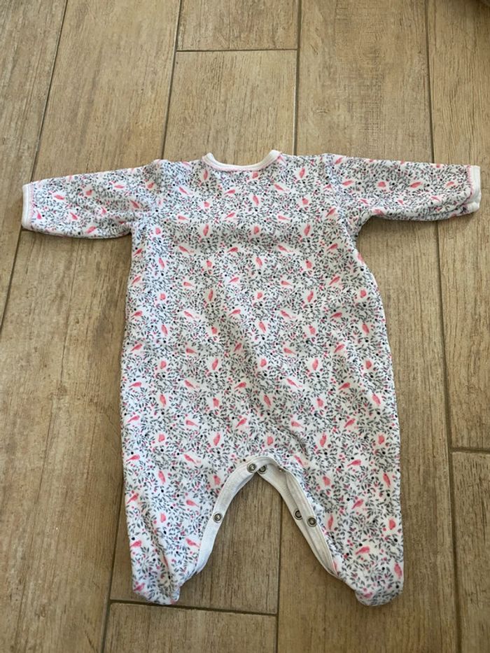 Pyjama velours Petit Bateau - 3M-60cm - photo numéro 3