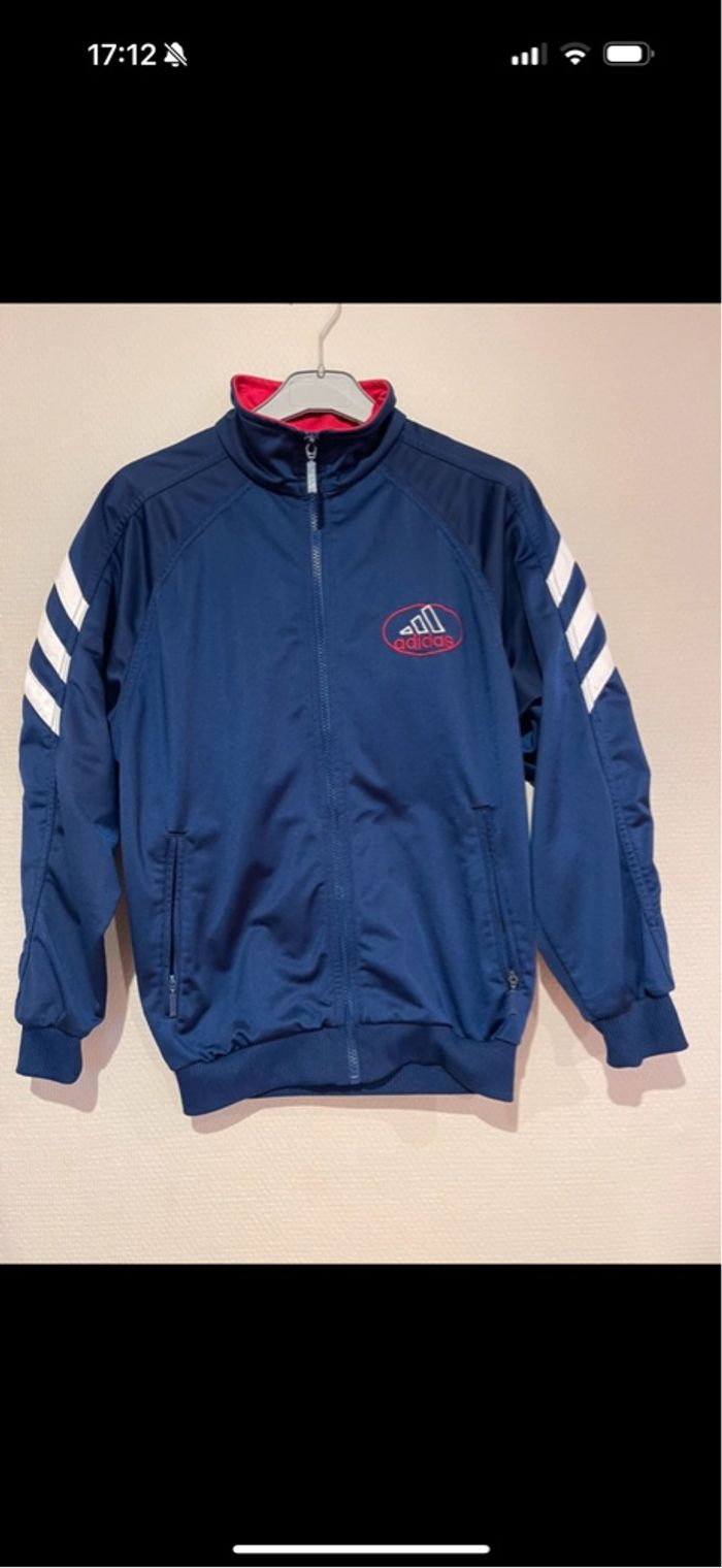 Veste Adidas bleu 10-12 ans - photo numéro 2