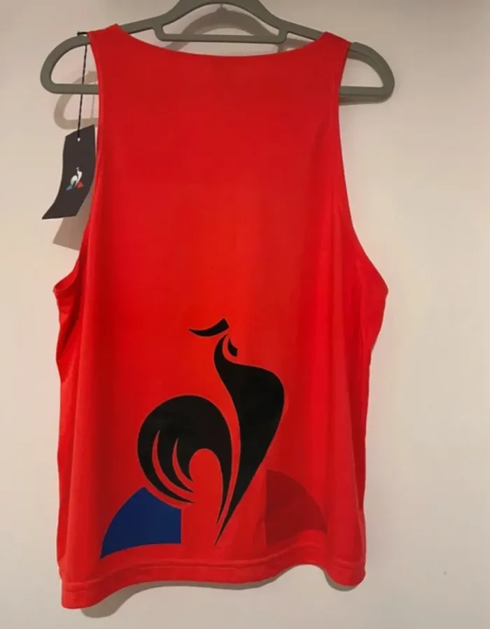 Débardeur rouge Le Coq Sportif XS – Neuf - photo numéro 3