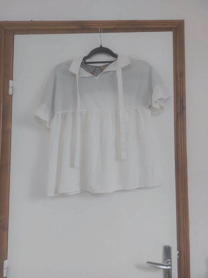 Magnifique blouse fleurie vintage - photo numéro 3