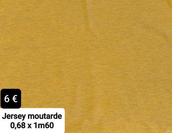 Jersey moutarde