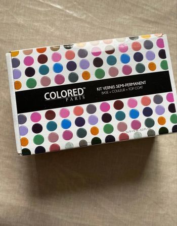 Kit vernis semi permanent Colored