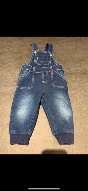 Salopette en jeans 6/9 mois