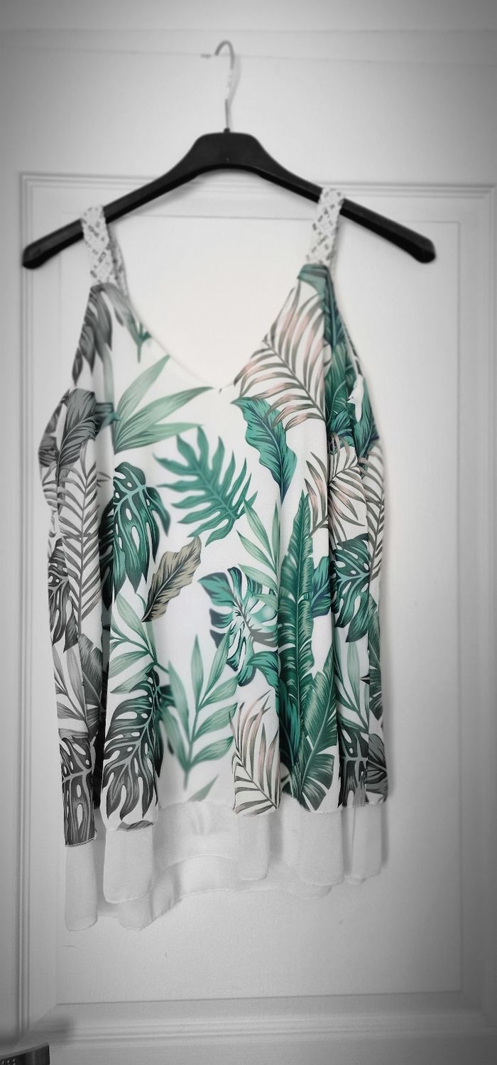 Débardeur top en viscose - photo numéro 2