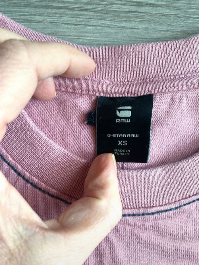 #124 Tee shirt G star rose taille XS - photo numéro 4