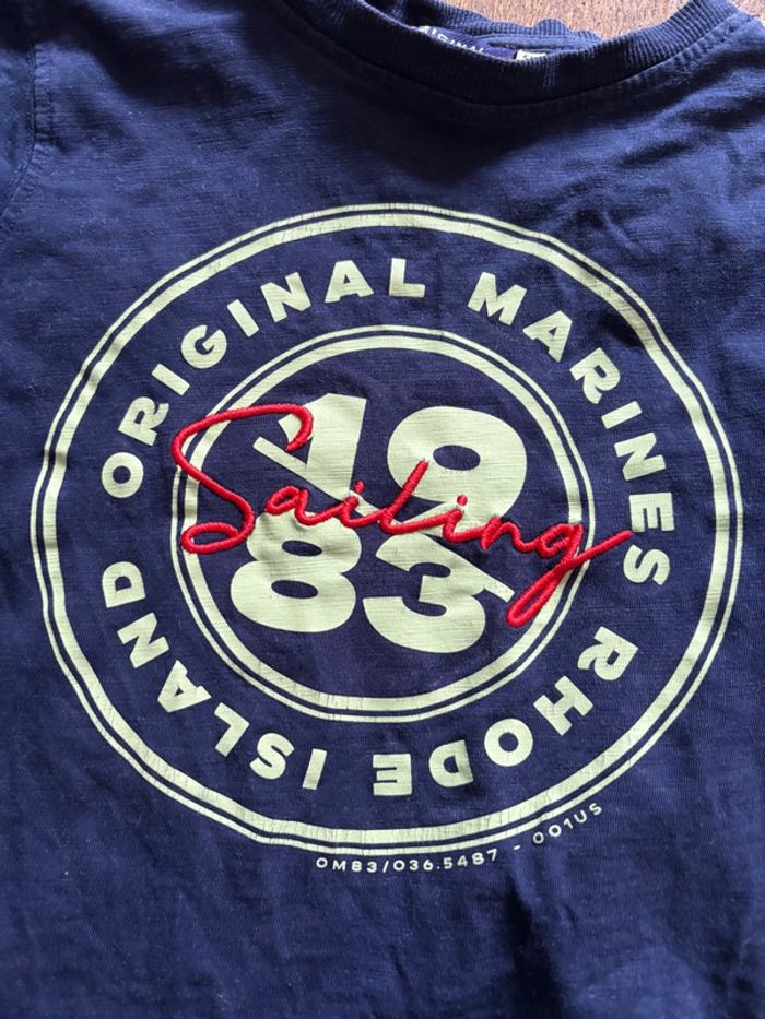 T-shirt Mc 5-6 ans tbe Original marines - photo numéro 2