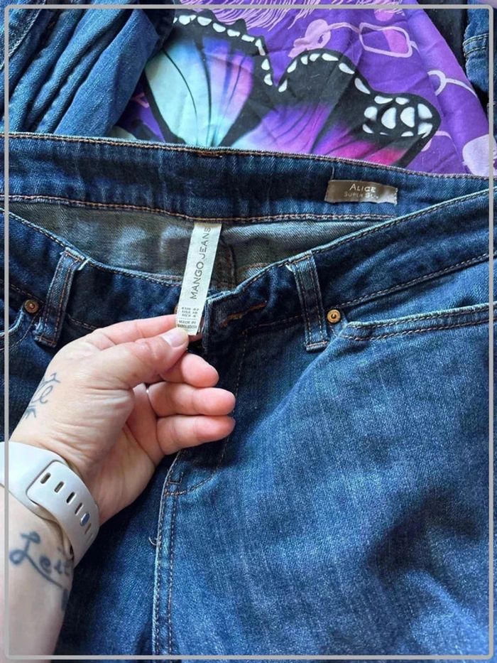 Jeans taille 42 marque mango "Alice super slim " - photo numéro 2