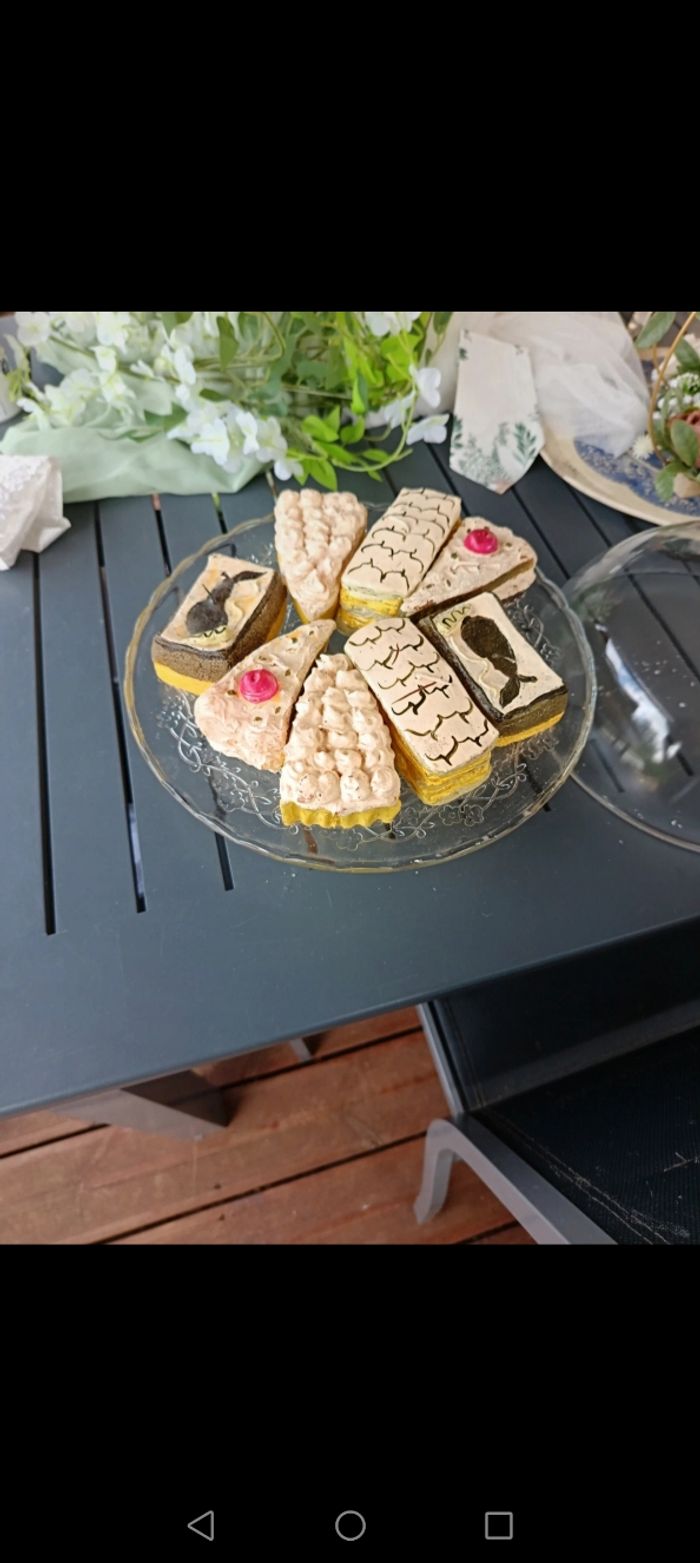 Trompe l'oeil gâteau en bougie