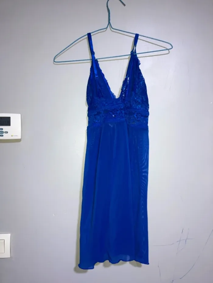 Nuisette transparente bleu - photo numéro 2