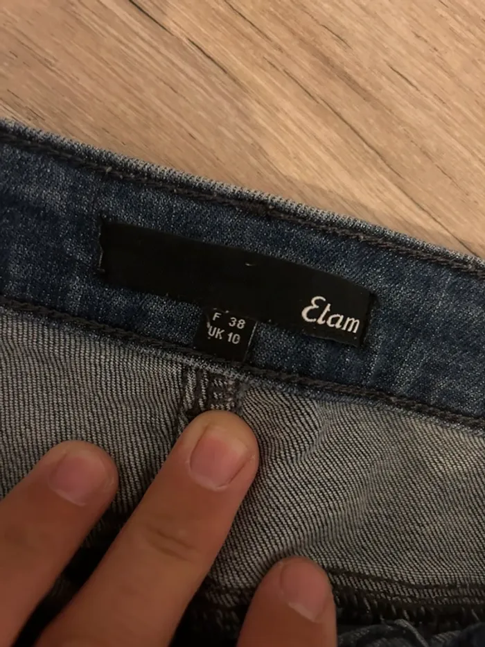 Short jean Etam T.38 - photo numéro 2