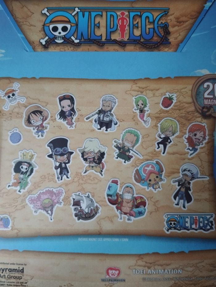 One Piece : Set de 20 Magnets Chibi - photo numéro 4