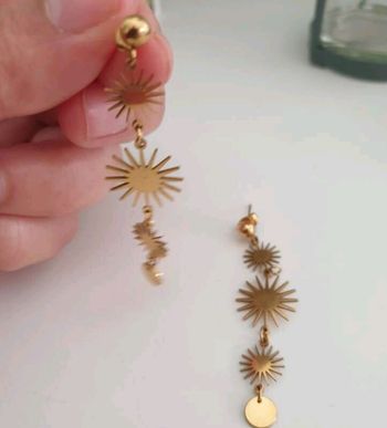 Boucle d'oreille du groupe Maxmara  intrend  sans logo  sans  étiquette.