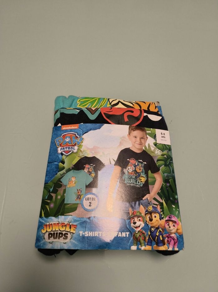 Lot de 2 tee-shirts pat patrouille neufs