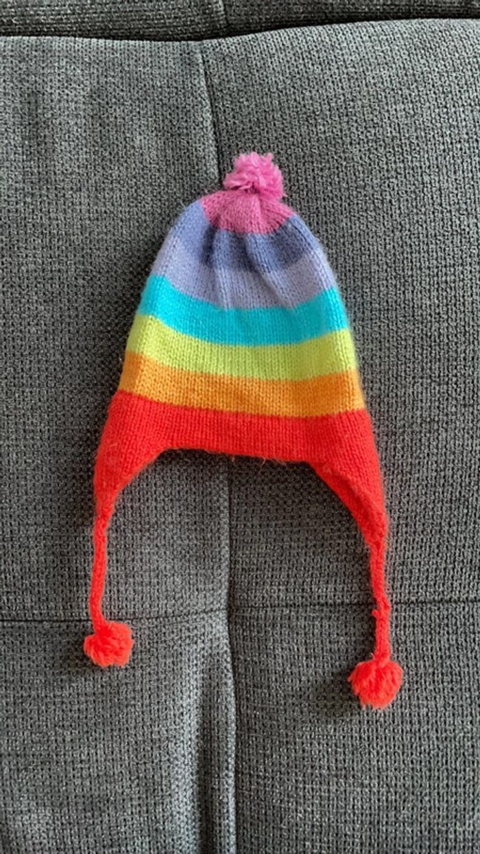 Bonnet arc-en-ciel