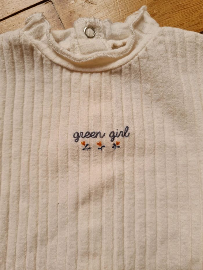 Tee-shirt Manche longue fille 9 mois kiabi - photo numéro 2