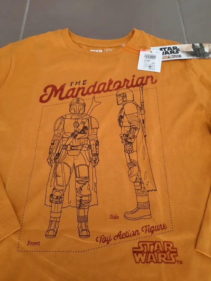 T-shirt The Mandalorian 12 ans neuf - photo numéro 2