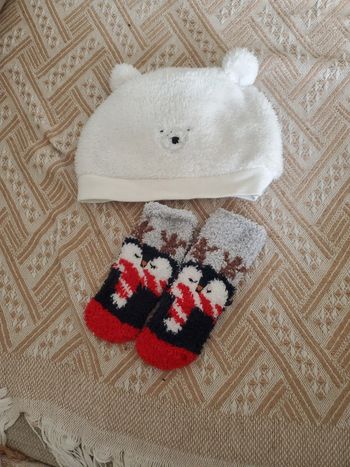Bonnet et chaussettes polaire