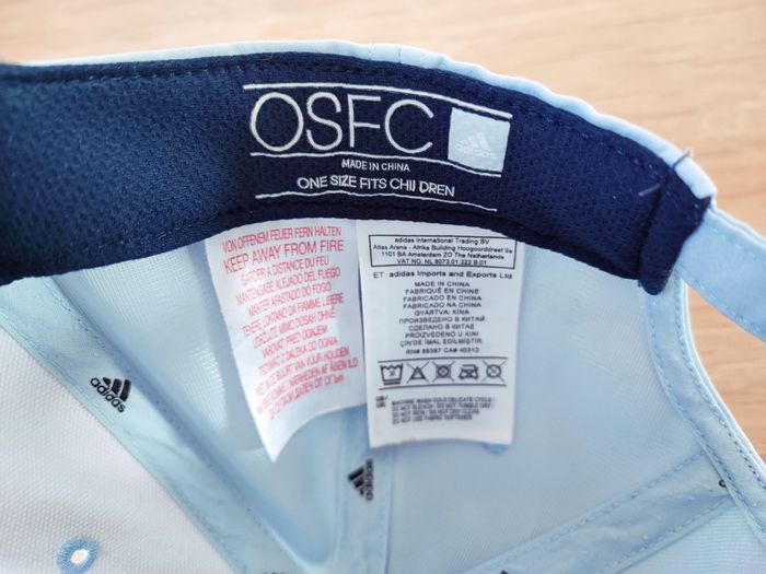 🦎 Casquette enfant - Bleu ciel - Adidas - TU 🦎 - photo numéro 9