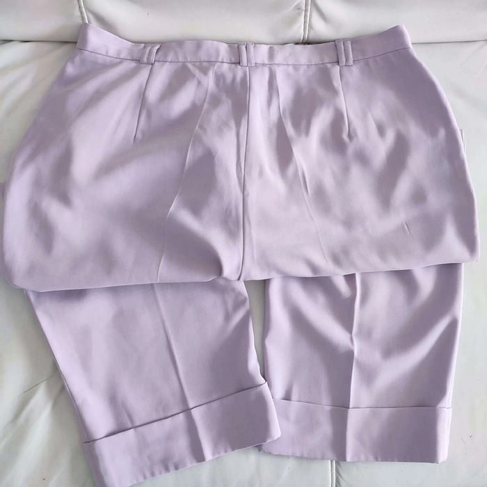 Pantalon 7-8° fluide parme T 44 Un1Deux2Trois3 - photo numéro 5