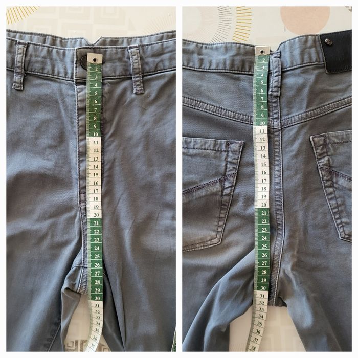 Zadig & Voltaire Pantalon T40-Gris délavé-Taille Haute& Coupe légèrement Slim en BE - photo numéro 6