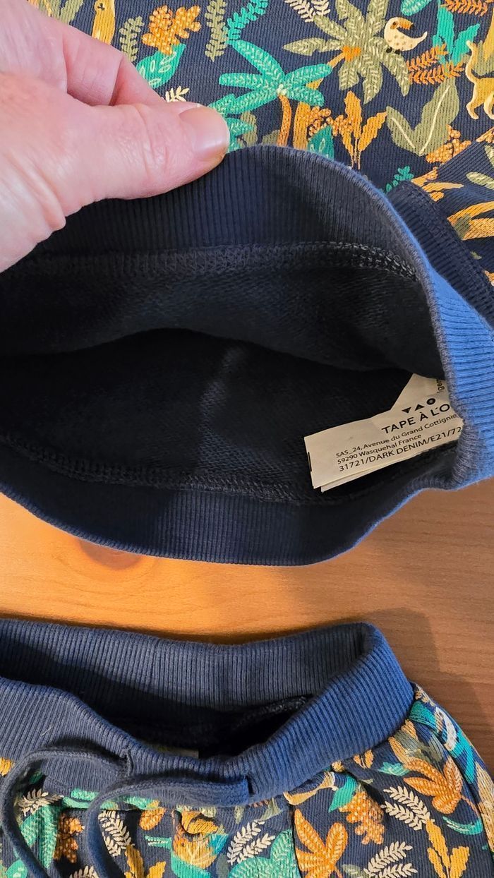 (NEUFS non portés) 🥰🤩💙ensemble sweat et short,salopette 3mois Garçon 🥰💙💙 - photo numéro 6