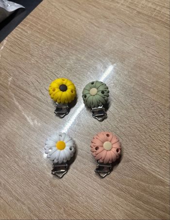 Lot clip attache tétine 