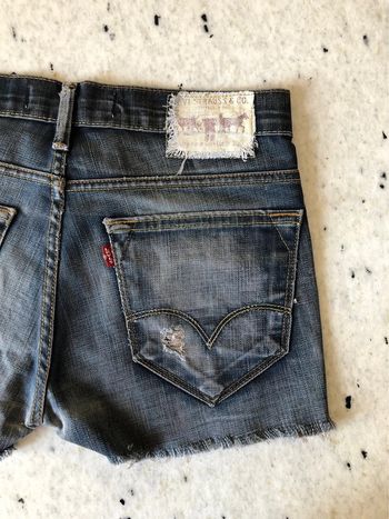 Short en jean bleu foncé Lévis 519 W30
