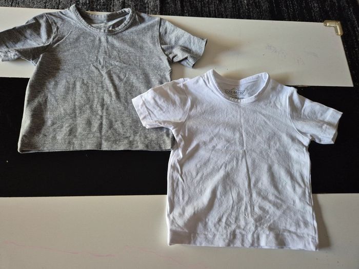 Lot 2 t shirt demis manche