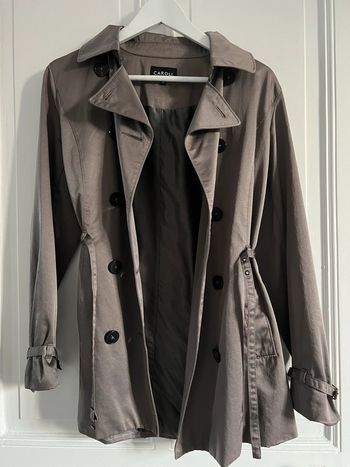 Trench-coat taupe Caroll T38