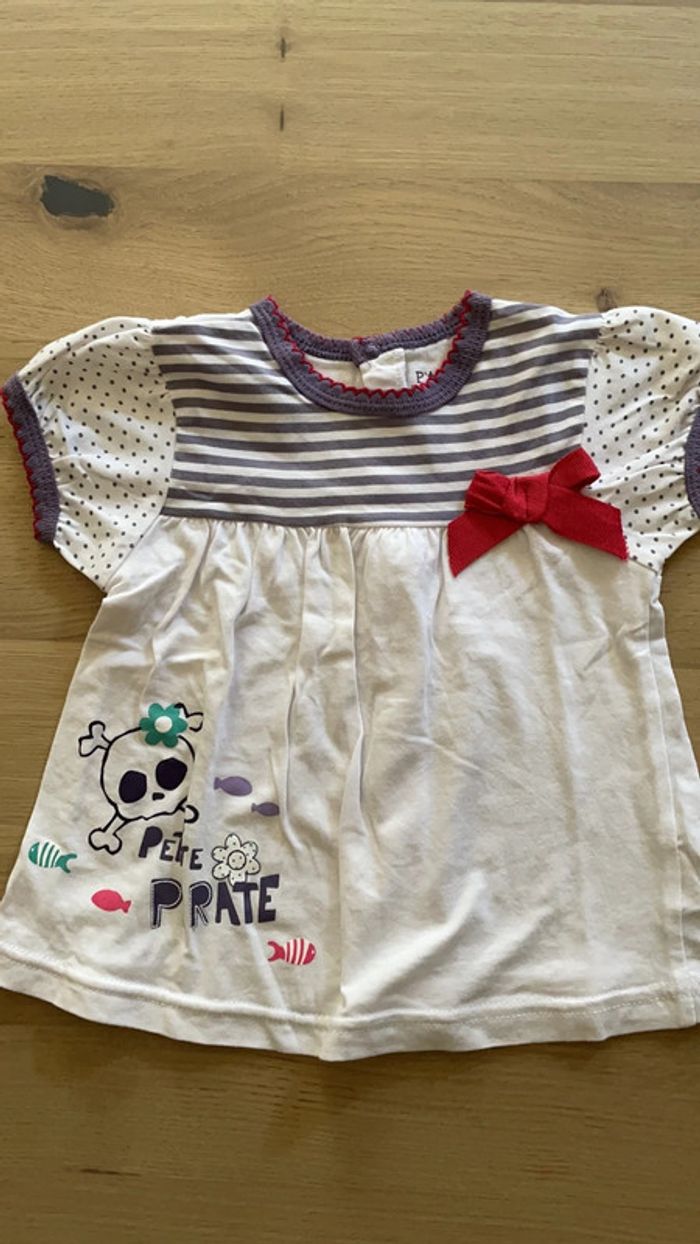 Ensemble tunique et short bouffant petit béguin 12 mois - photo numéro 4